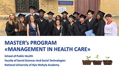 More about the Master's Program Management in Health Care